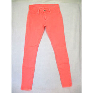 BlankNYC Skinny Jeans Womens 27 Fits 28x30 Retro Neon Hot Pink Stretch 15K-7298